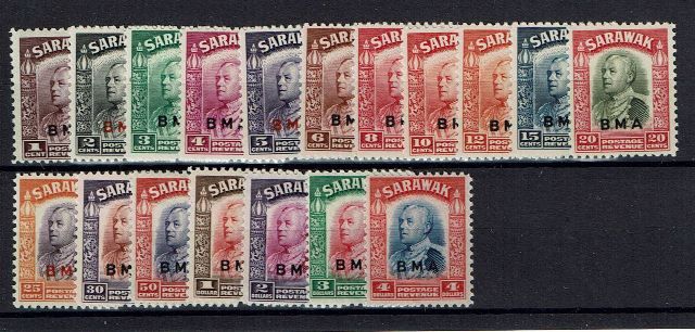 Image of Sarawak SG 126/43 UMM British Commonwealth Stamp